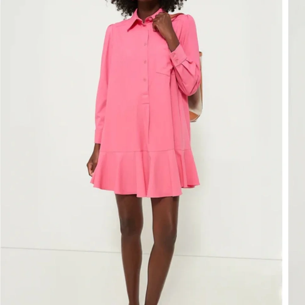 Tuckernuck Vibrant Pink Long Sleeve Dress NWT - Picture 2 of 5